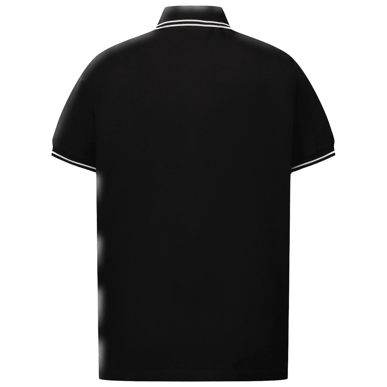 Stone Island Junior Stone Island Kinder Jongens Polo Zwart Zwart