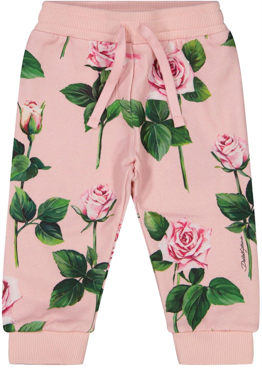 Dolce & Gabbana Dolce & Gabbana Baby Meisjes Broek In Licht Roze Roze