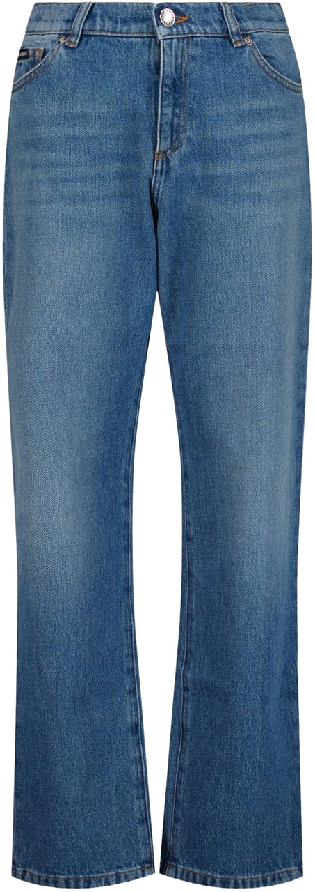 Dolce & Gabbana Dolce & Gabbana Kinder Jongens Jeans In Blauw Blauw