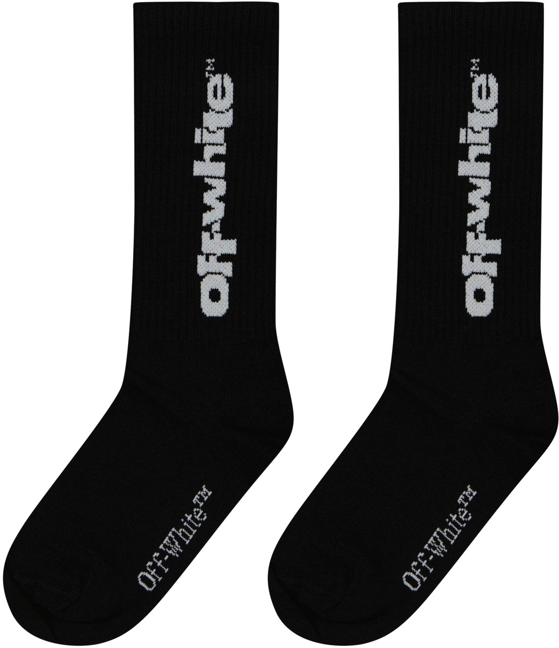 OFF-WHITE Off-White Kinder Unisex Sokken In Zwart Zwart