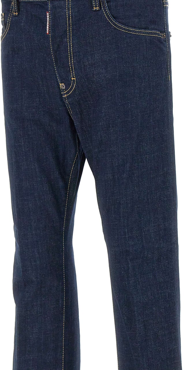 Dsquared2 Dsquared2 Blue stretch denim 642 Jean jeans Blauw