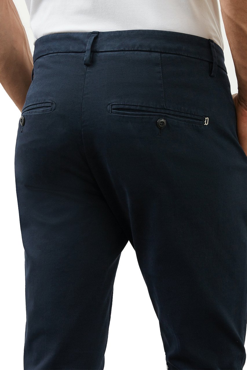 Dondup Slim fit pants 'Gaubert' Blauw