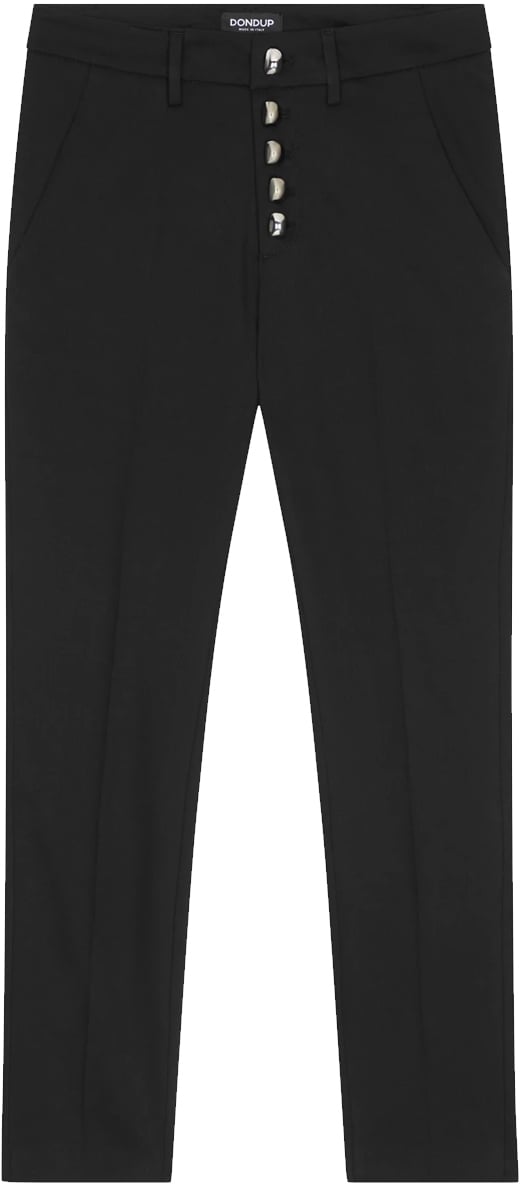 Dondup Trousers Black Zwart