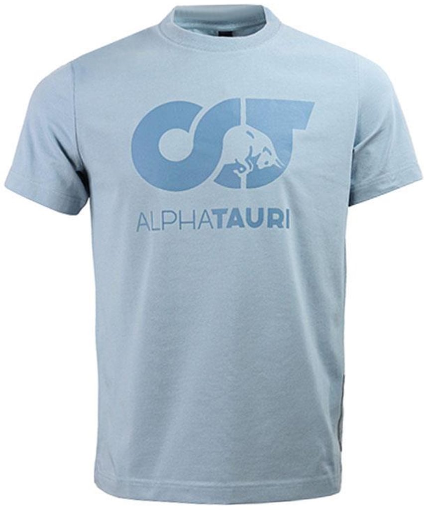 AlphaTauri T-Shirts And Polos Clear Blue Blauw