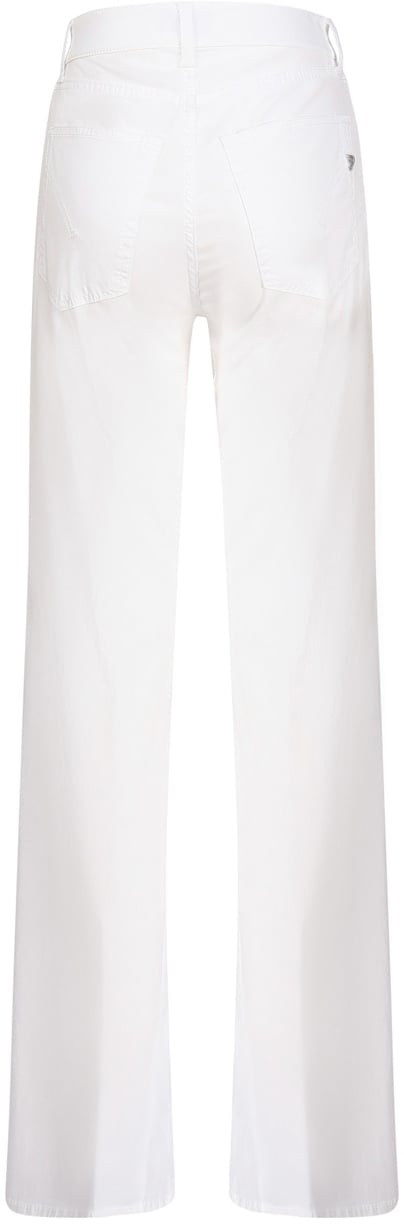 Dondup Trousers White Wit