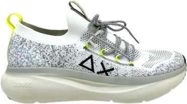 SUN68 Sneakers White Wit