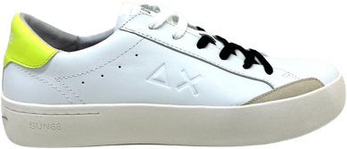 SUN68 Sneakers Biancogiallo Fluo Divers