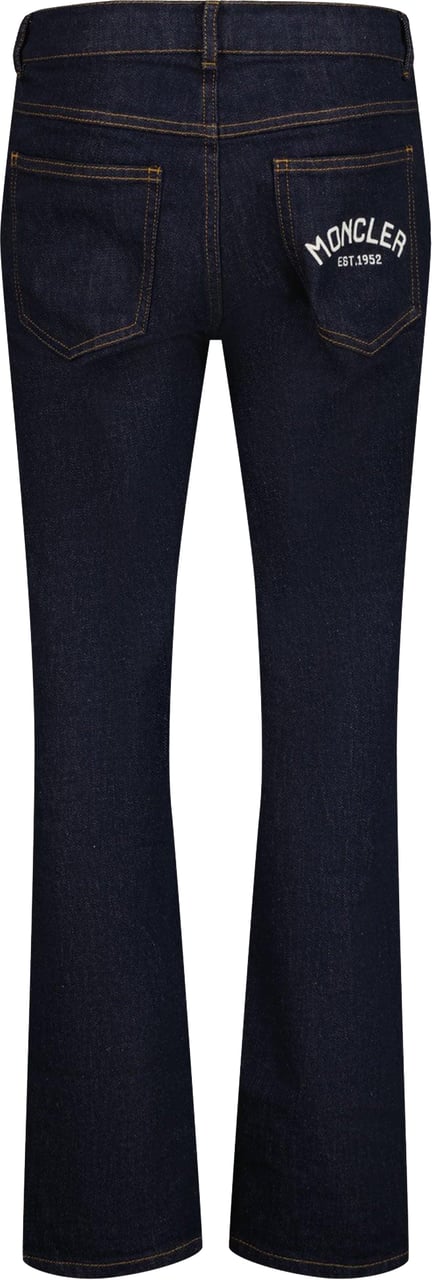 Moncler Moncler Jongens Jeans Donker Blauw Blauw