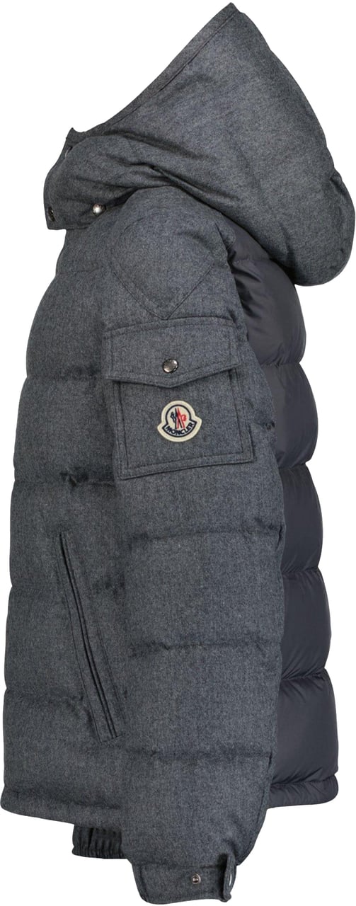 Moncler Moncler Montgenevre Jongens Winterjas Grijs Grijs