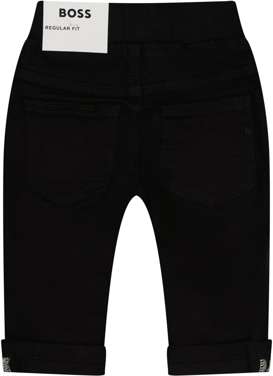 Boss Boss Baby Jongens Broek Zwart Zwart