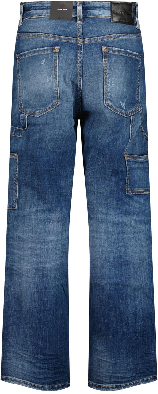 Dsquared2 Dsquared2 Unisex Jeans Blauw Blauw