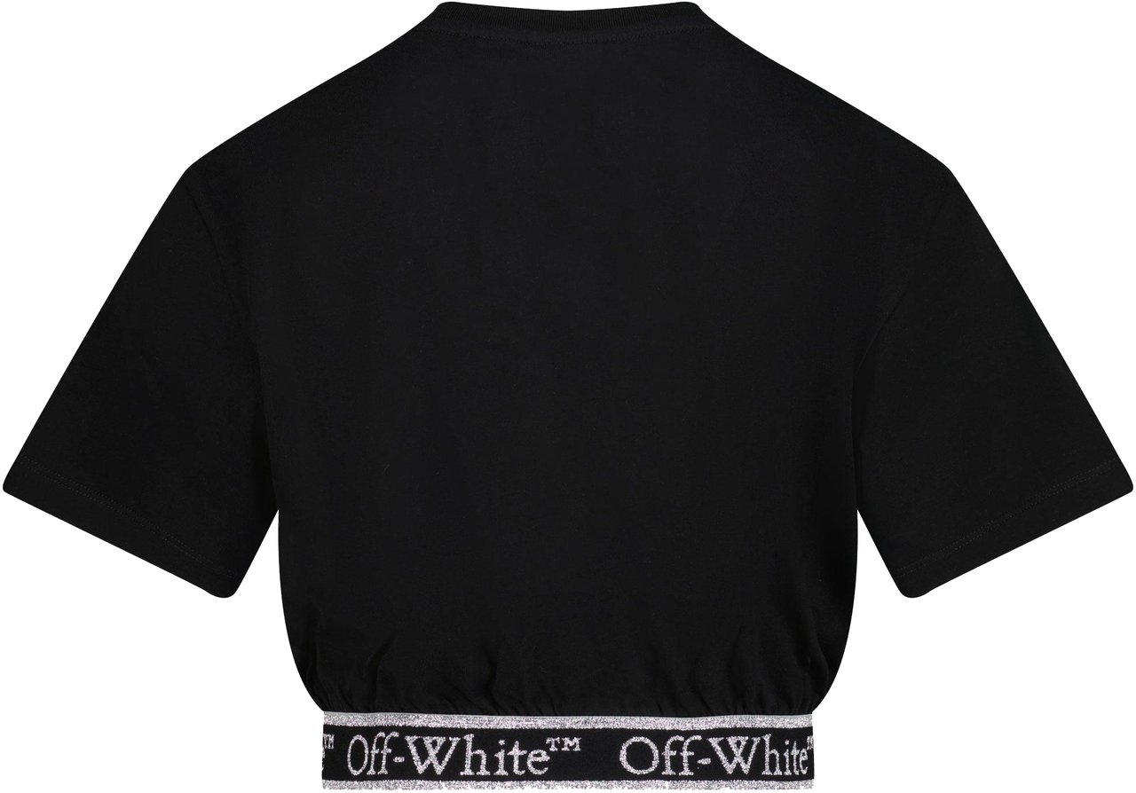 OFF-WHITE Off-White Meisjes T-shirt Zwart Zwart