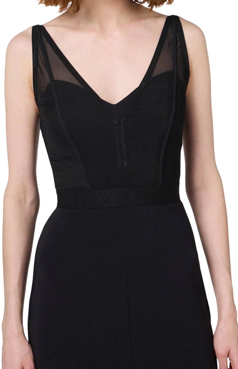 Elisabetta Franchi Dresses Black Zwart