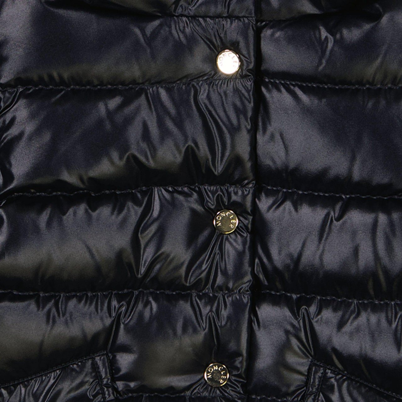 Moncler Moncler Ibida Baby Meisjes Winterjas Navy Blauw
