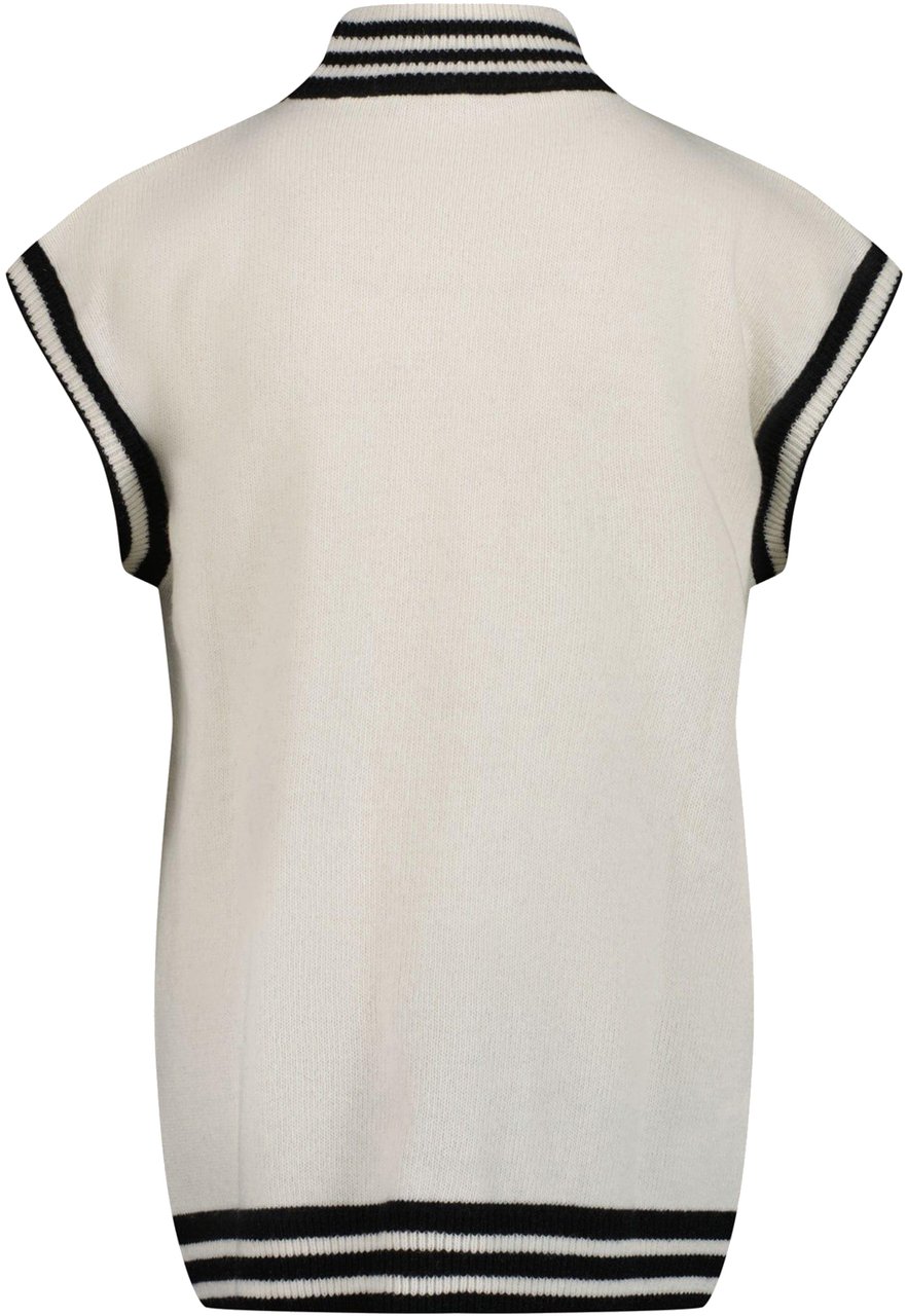 Balmain Balmain Meisjes Trui Off White Wit