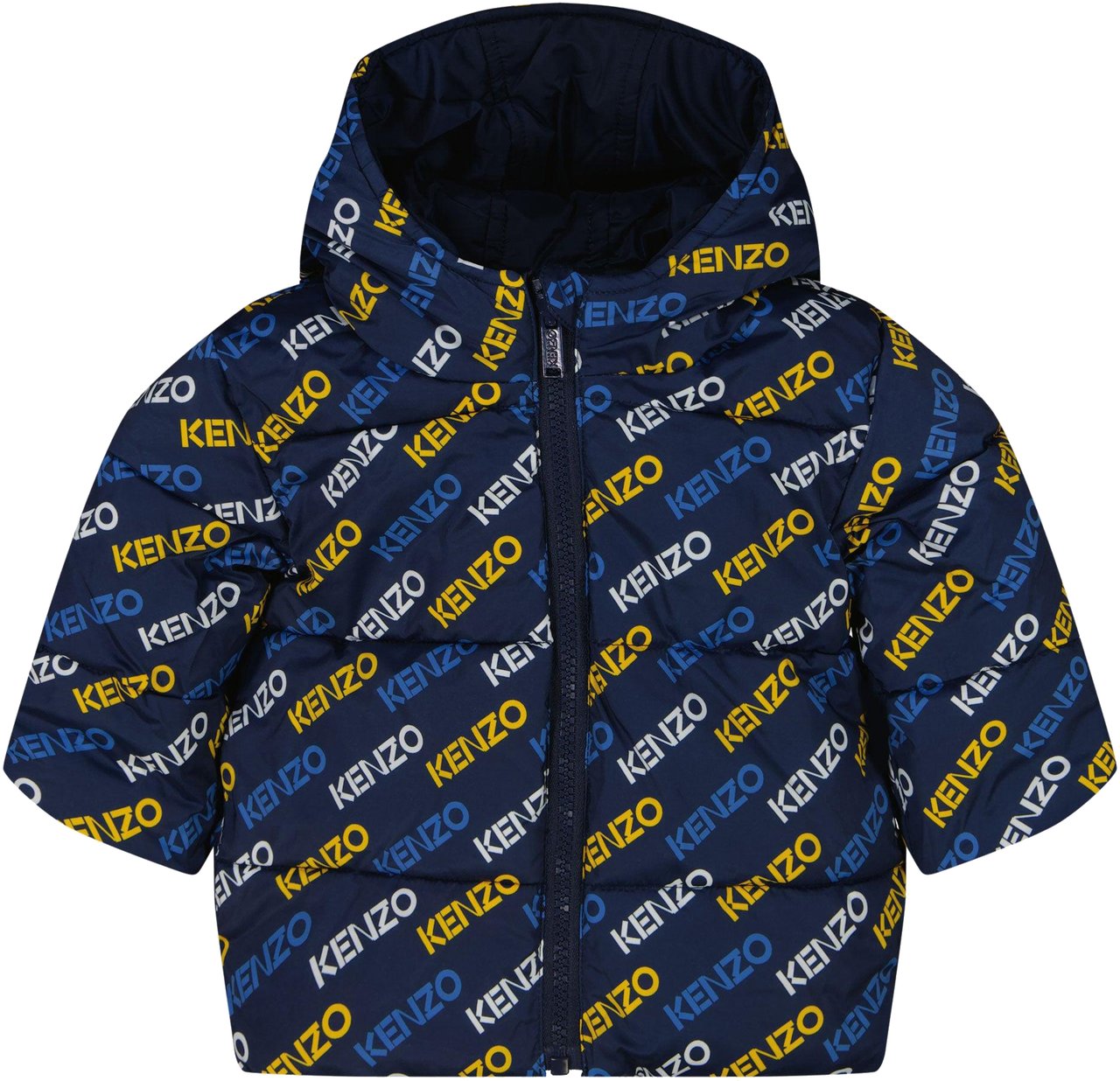 Kenzo Kenzo kids Baby Jongens Winterjas Navy Blauw