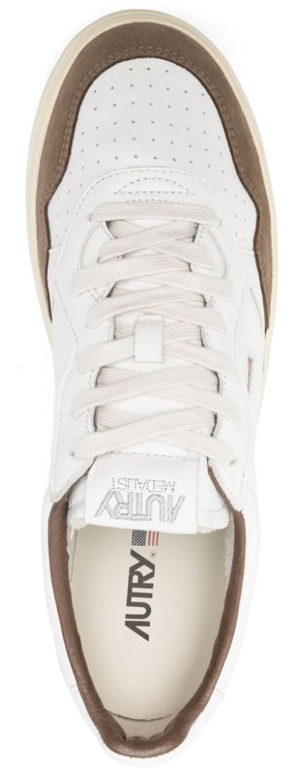 Autry Sneakers Goatsuede Whtcigar Wit
