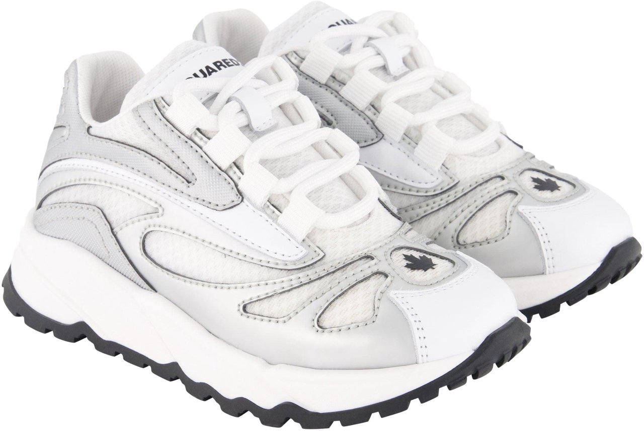Dsquared2 Dsquared2 Meisjes Sneakers In Zilver Metallic