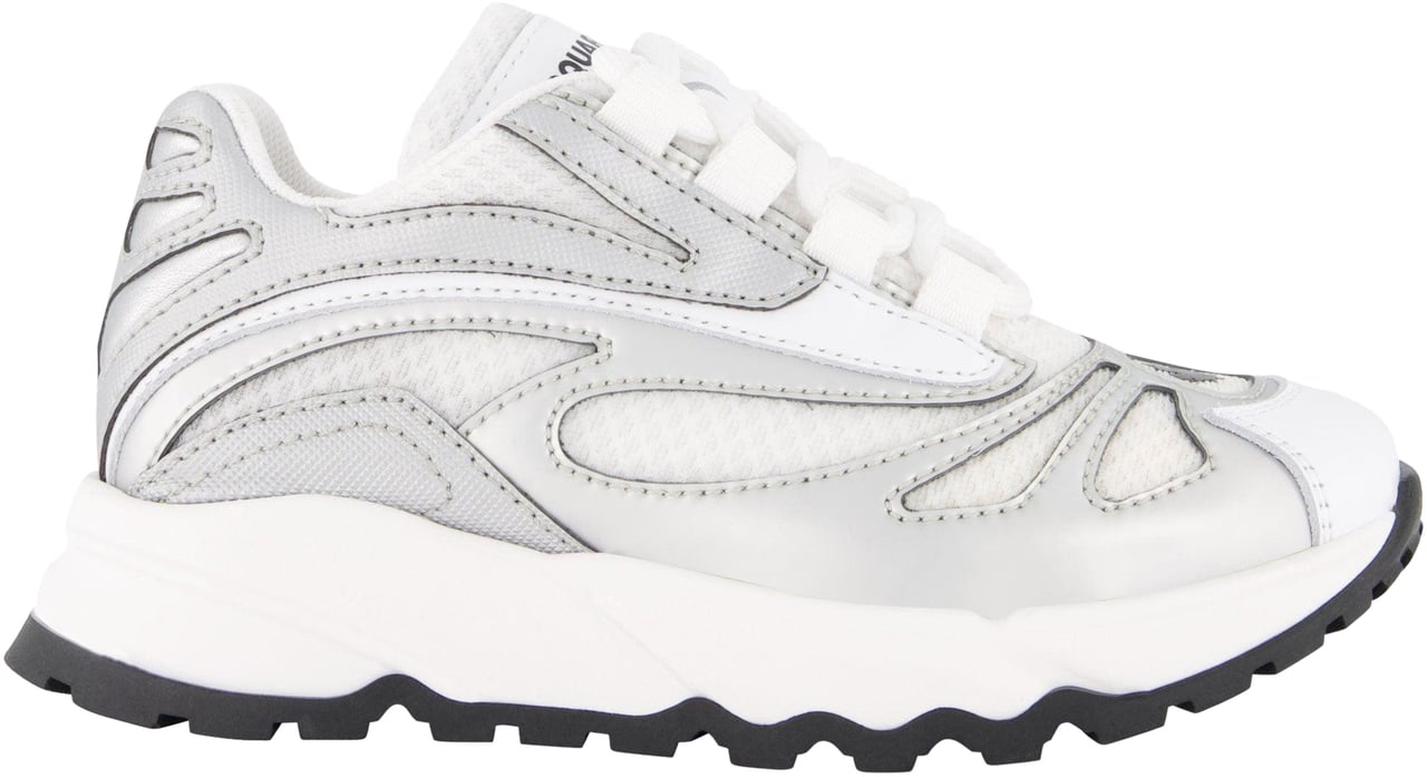 Dsquared2 Dsquared2 Meisjes Sneakers In Zilver Metallic