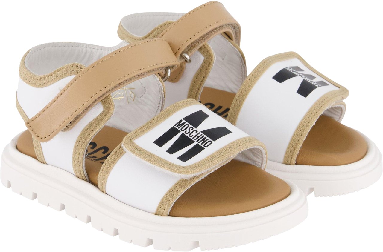 Moschino Moschino Unisex Sandalen In Beige Beige