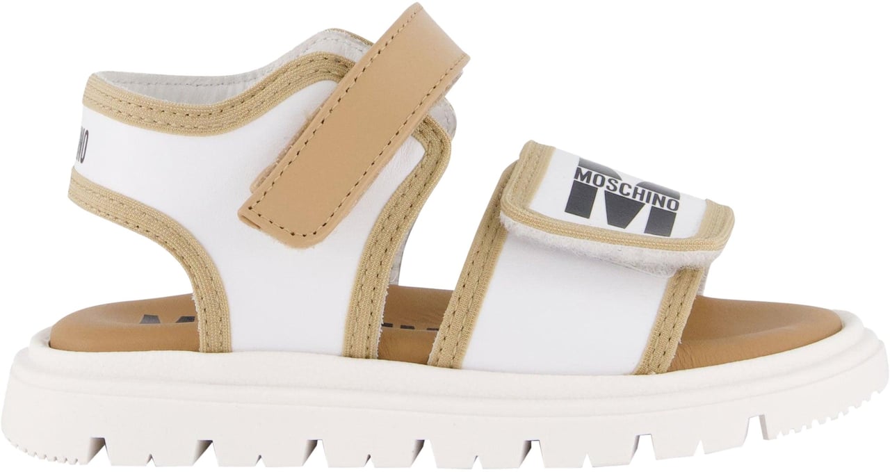 Moschino Moschino Unisex Sandalen In Beige Beige