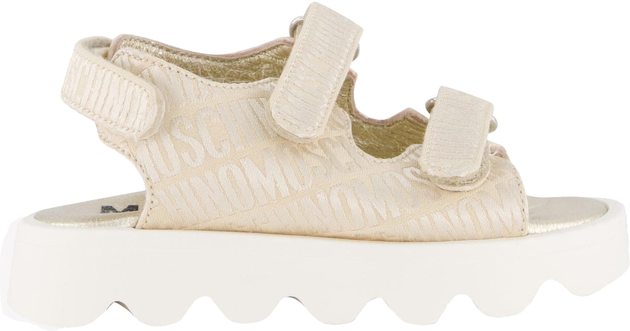 Moschino Moschino Unisex Sneakers In Beige Beige