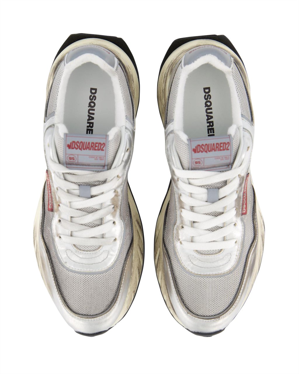 Dsquared2 Heren Sprinter Sneaker Metallic Metallic