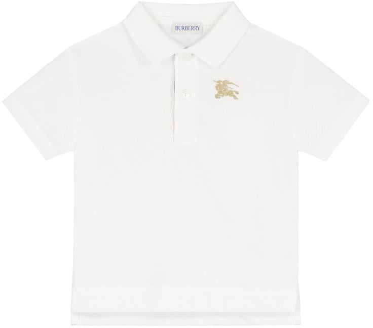 Burberry Inf Boy Polo Shirts Wit