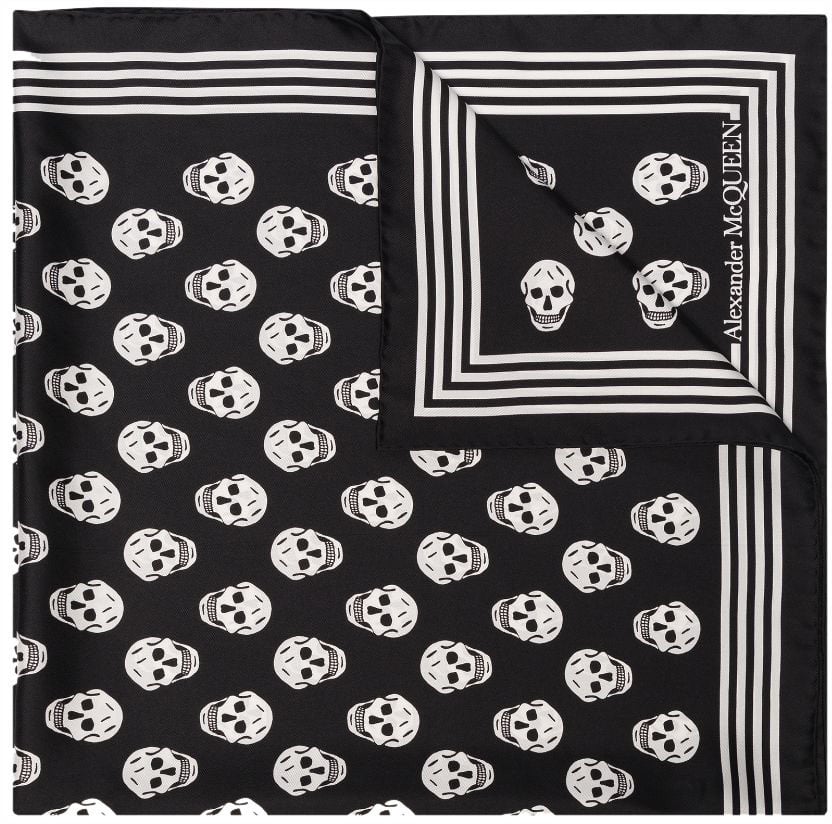 Alexander McQueen Scarfs Black Zwart