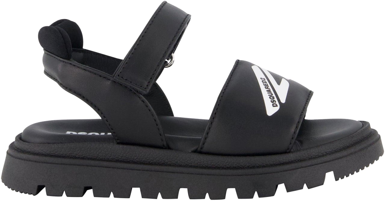Dsquared2 Dsquared2 Unisex Sandalen In Zwart Zwart