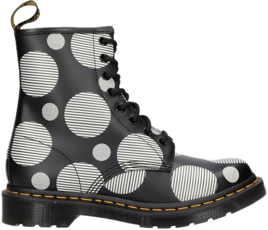 Dr. Martens Dr Martens 1460 BLACK + WHITE POLKA DOT 26876009 POLKA Zwart