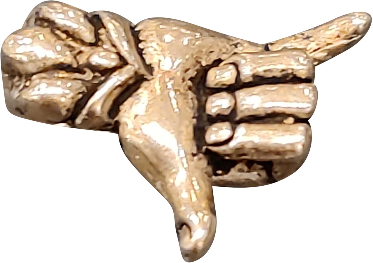 Catherine Michiels Charm Aloha bronze Shaka Hand 0121BR Catherine Michiels Divers