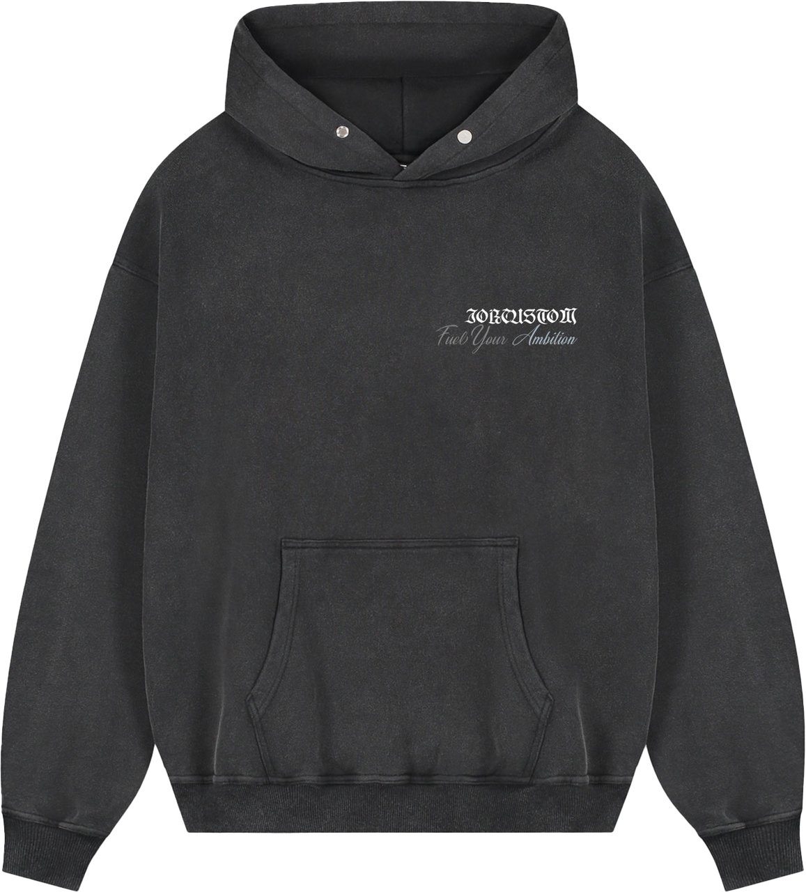 JORCUSTOM Ambition Oversized Hoodie AcidGrey Grijs