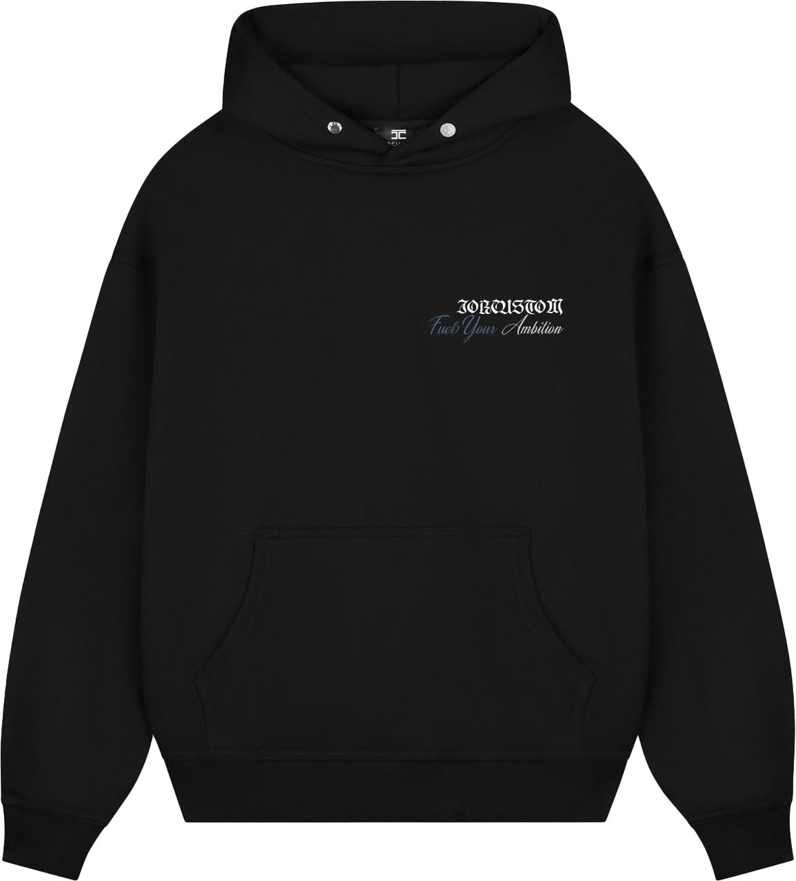 JORCUSTOM Ambition Oversized Hoodie Black Zwart