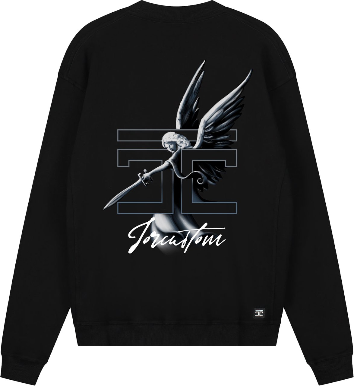 JORCUSTOM NoMercy Crewneck Sweater Black Zwart