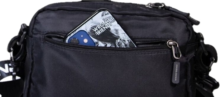 Wrong Friends DIJON CROSSBODY BAG - BLACK Zwart