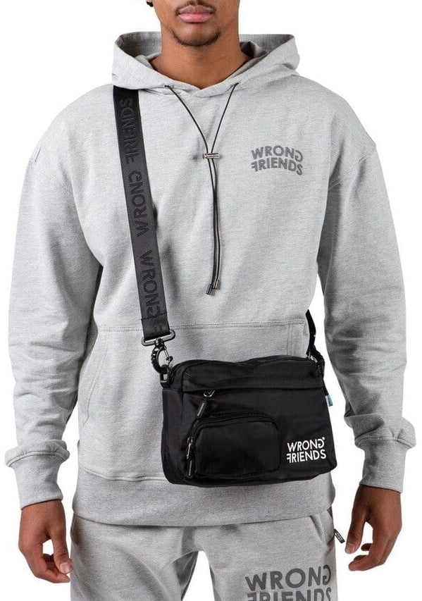 Wrong Friends DIJON CROSSBODY BAG - BLACK Zwart