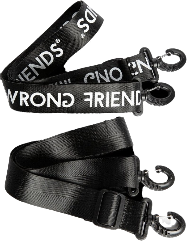 Wrong Friends PORTO CROSSBODY BAG - BLACK Zwart