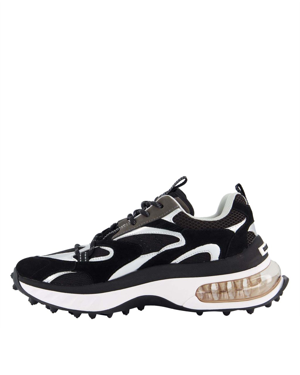 Dsquared2 Heren Bubble Sneaker Zwart/Wit Zwart