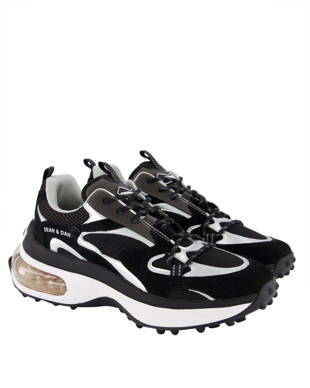 Dsquared2 Heren Bubble Sneaker Zwart/Wit Zwart