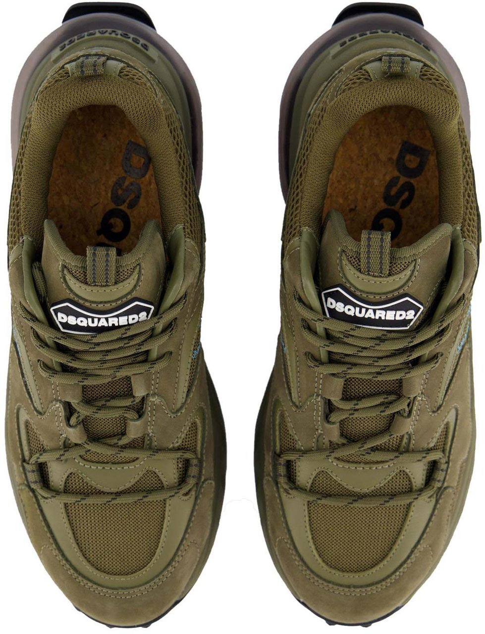 Dsquared2 Heren Bubble Sneaker Groen Groen