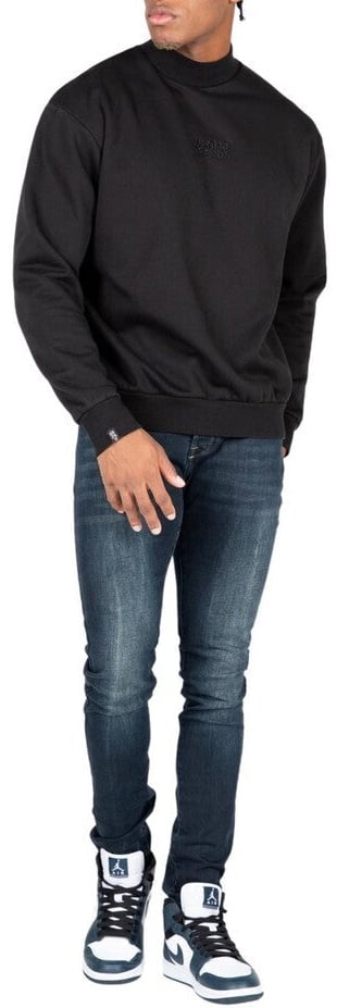Wrong Friends BIRMINGHAM SWEATER - BLACK Zwart