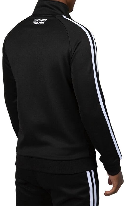 Wrong Friends MILAZZO TRACK JACKET - BLACK Zwart