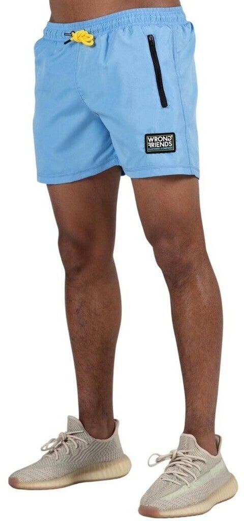 Wrong Friends LUGO (SWIM) SHORTS - LIGHT BLUE Blauw