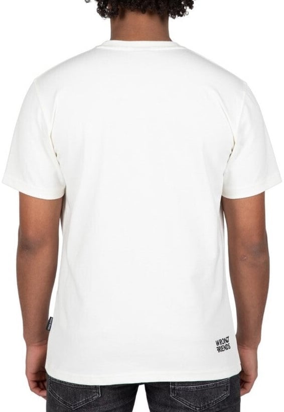 Wrong Friends NO GUTS NO GLORY T-SHIRT 2.0 - WHITE Wit
