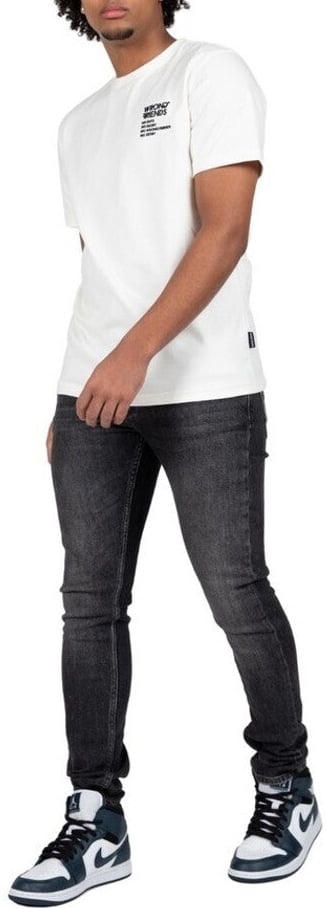 Wrong Friends NO GUTS NO GLORY T-SHIRT 2.0 - WHITE Wit