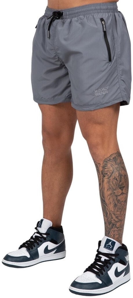 Wrong Friends CORFU (SWIM) SHORTS - GREY Grijs