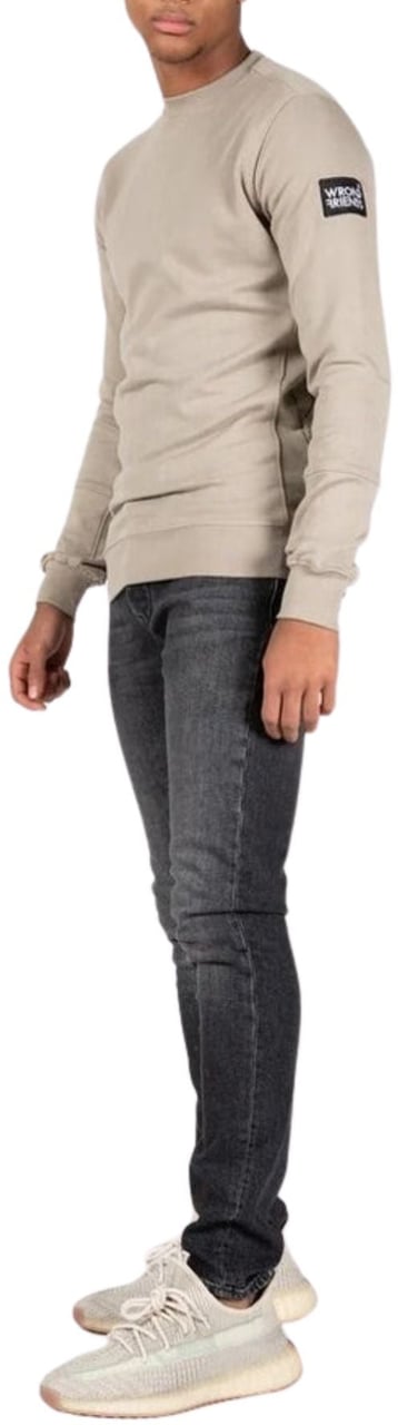 Wrong Friends LEON CREWNECK SWEATSHIRT - TAUPE Taupe