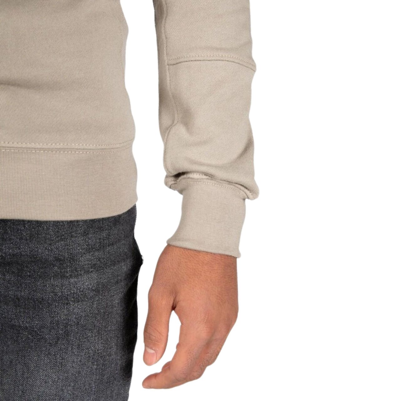 Wrong Friends LEON CREWNECK SWEATSHIRT - TAUPE Taupe