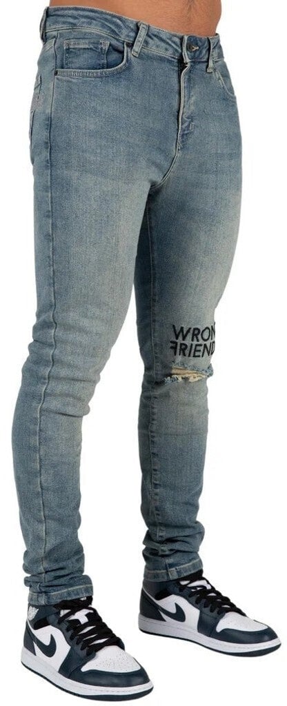 Wrong Friends LOS ANGELES JEANS - BLUE Blauw